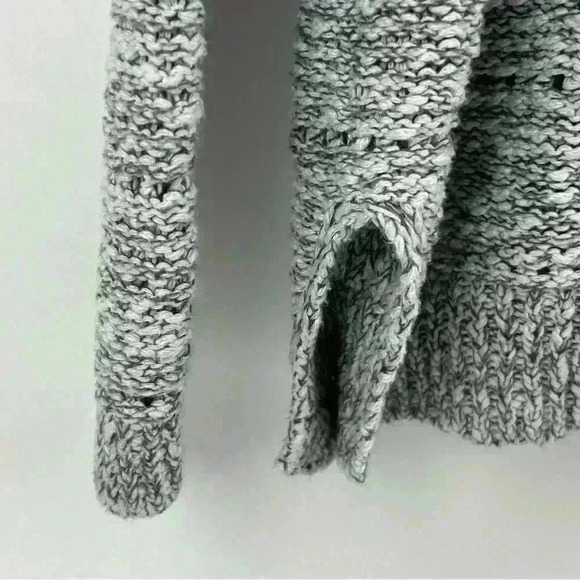 Abercrombie Kids Hooded Cardigan Sweater Gray XL Unisex Long Sleeve Knitted - Picture 5 of 12